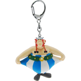  Asterix Keychain Obelix holding his pants 13 cm
