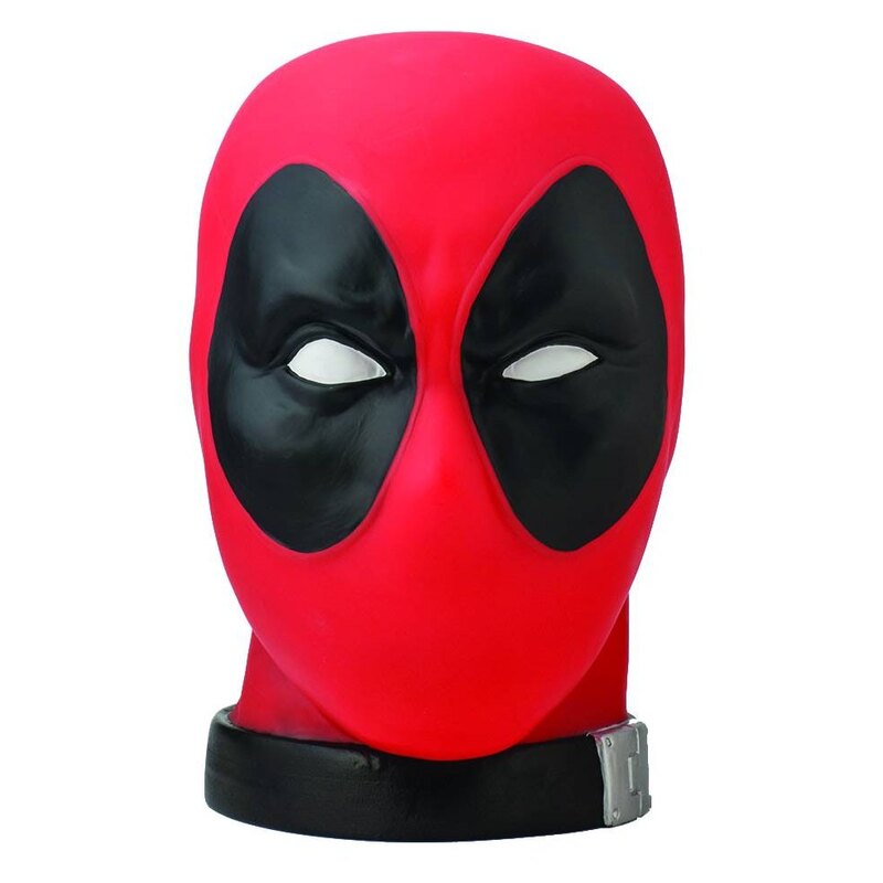 Marvel Comics Coin Bank 1/1 Deadpool Head Previews Exclusive 27 cm