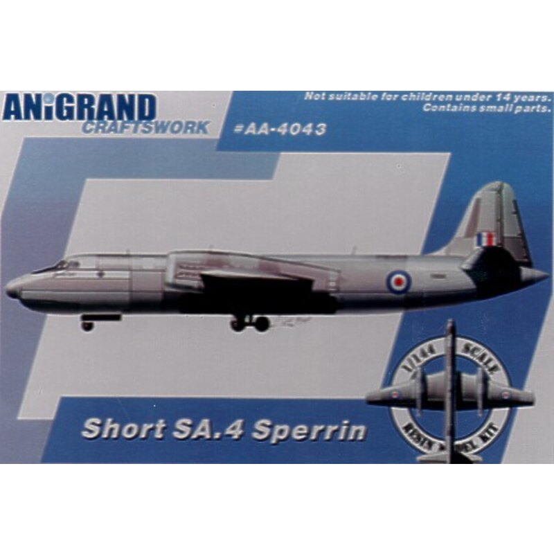 Short SA.4 Sperrin. Includes BONUS kits of the Gloster Javelin Hawker P.1127 & Short SB.5. After the end of the second World War