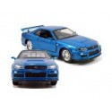 Fast & Furious Diecast Model 1/32 2002 Nissan Skyline GTR R34 *blue*