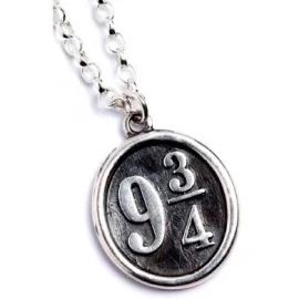 Harry Potter Pendant & Necklace Platform 9 3/4 (Sterling Silver)