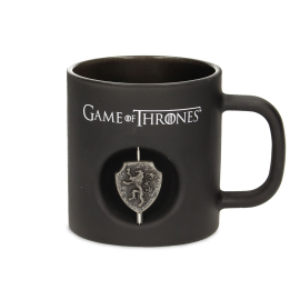 Game of Thrones Mug 3D Rotating Logo Lannister Black Crystal