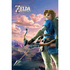 Legend of Zelda Breath of the Wild Poster Pack Hyrule Scene Landscape 61 x 91 cm (5)
