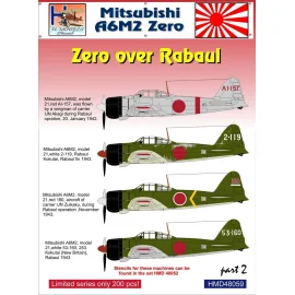 Decalcomania Mitsubishi A6M2 'Zero' sopra Rabaul, Pt.2