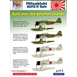 Decalcomania Mitsubishi A6M2-N Rufe sulle Isole Salomone, Pt.6