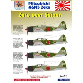 Decalcomania Mitsubishi A6M5 Zeke su Saipan, Pt.2