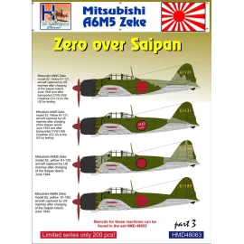 Decalcomania Mitsubishi A6M5 Zeke su Saipan, Pt.3