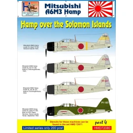 Decalcomania Mitsubishi A6M3 Hamp sulle Isole Salomone, Pt.4