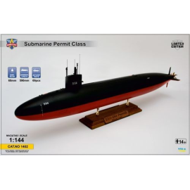 Kit modello USS Permesso (SSN-594) sottomarino