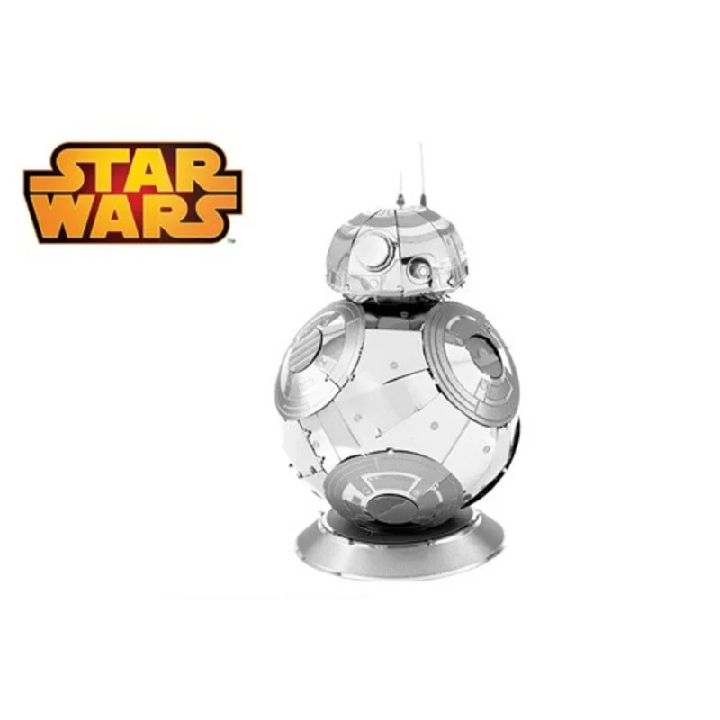 MetalEarth: STAR WARS (EP7) BB8, modello metallico 3D con 2 fogli, su carta 12x17cm, 14+