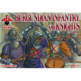 Infantry Burgundian e Knights Set 1 15 c