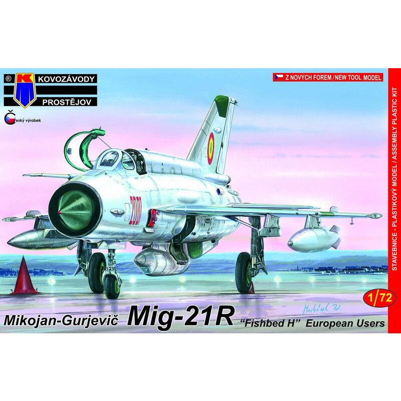 Mikoyan MiG-21R ha pescato H Recce (questo è il kit RV Aircraft, ma con una nuova sprue contenente una nuova fusoliera e anche