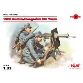 MG Team austro-ungherese WWI (2 figure) (100% nuovi stampi) Il set comprende due figure di mitragliatrici austro-ungheresi del p