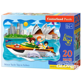 Puzzle Motor Yacht Trip a Sydney, Puzzle 20Teil maxi