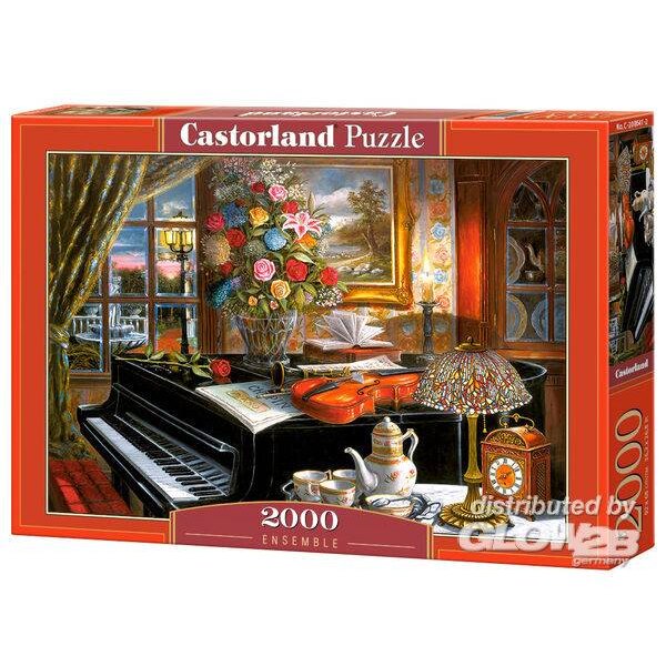 puzzle Castorland L'orologio del villaggio - 2000 pezzi