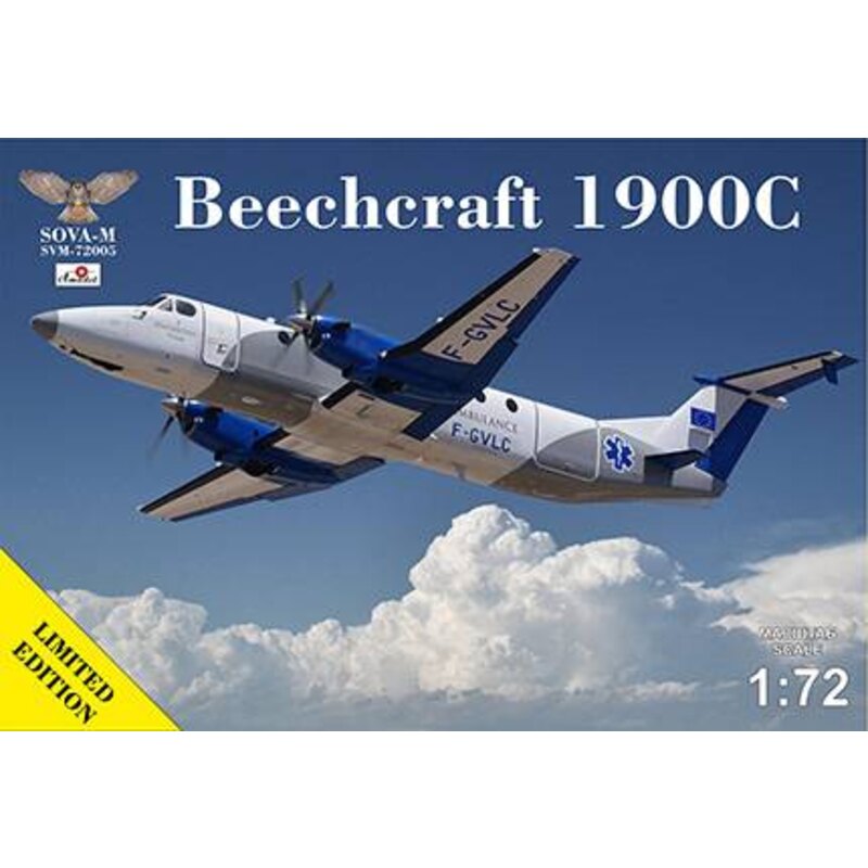 Ambulanza Beechcraft 1900C-1 F-GVLC include foglio foto etched