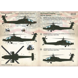  Decalcomania McDonnell-Douglas AH-64 Apache