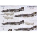 Decalcomania McDonnell RF-4E Phantoms Luftwaffe Parte 2 Norm 72 Camuffamento