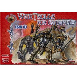Giochi di ruolo: figurini Troll di guerra per la catapulta Set 4