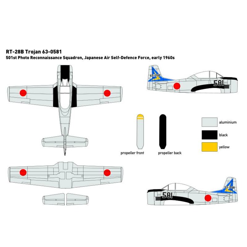 North-American RT-28B TROJAN / JASDF