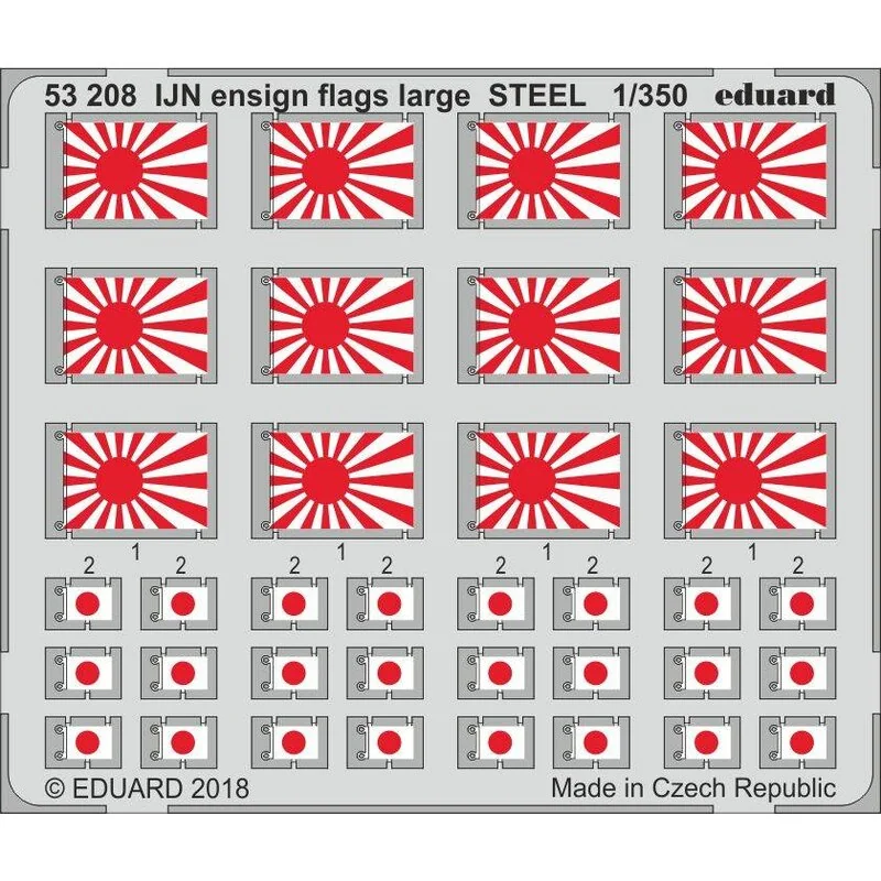 IJN ensign flag large STEEL