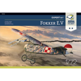 Kit modello Set Fokker EV Expert • Parti in plastica • Parti incise a macchina fotografica • Decalcomanie cartografiche, 2 x Pol