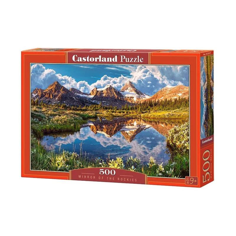 Puzzle Specchio sulle Montagne Rocciose, puzzle 500 pezzi