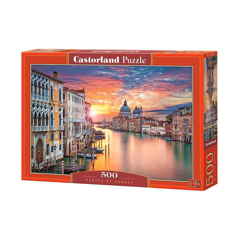 Puzzle Castorland Venezia al tramonto, puzzle 500 pezzi
