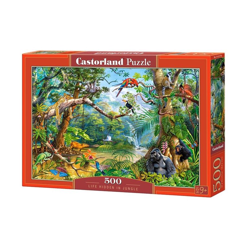 Puzzle Castorland Vita nascosta nella giungla, Puzzle 500 pezzi