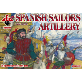 Marinai spagnoli Artiglieria 16-17 ° secolo