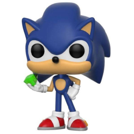 Figurina Sonic The Hedgehog POP! Games Vinyl Figure Sonic (Emerald) 9 cm