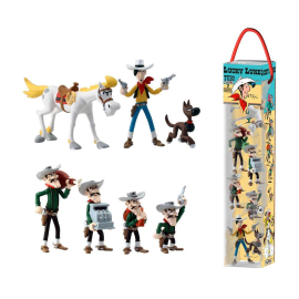 Figurina Lucky Luke Mini Figure 7-Pack Characters 4 - 10 cm