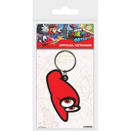  Super Mario Odyssey Rubber Keychain Cappy 6 cm