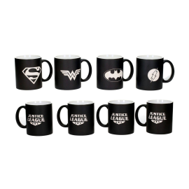 Justice League Mug 4-Pack Logos Collector's Edition