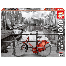 Puzzle Amsterdam, Hollande "colorato in bianco e nero"