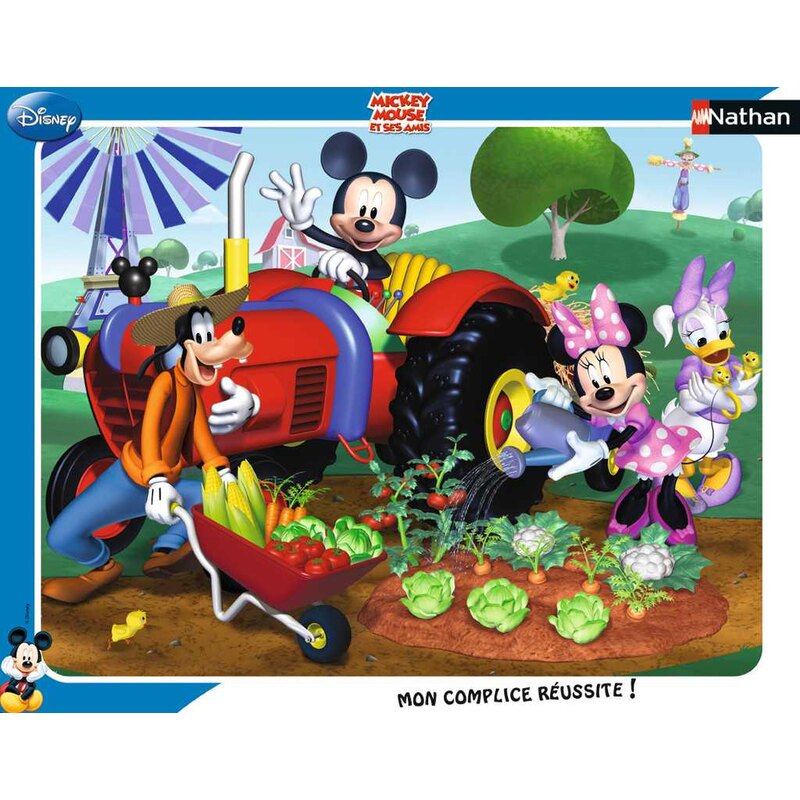 Ravensburger Puzzle con cornice 15' - Gli amici di Topolino / D