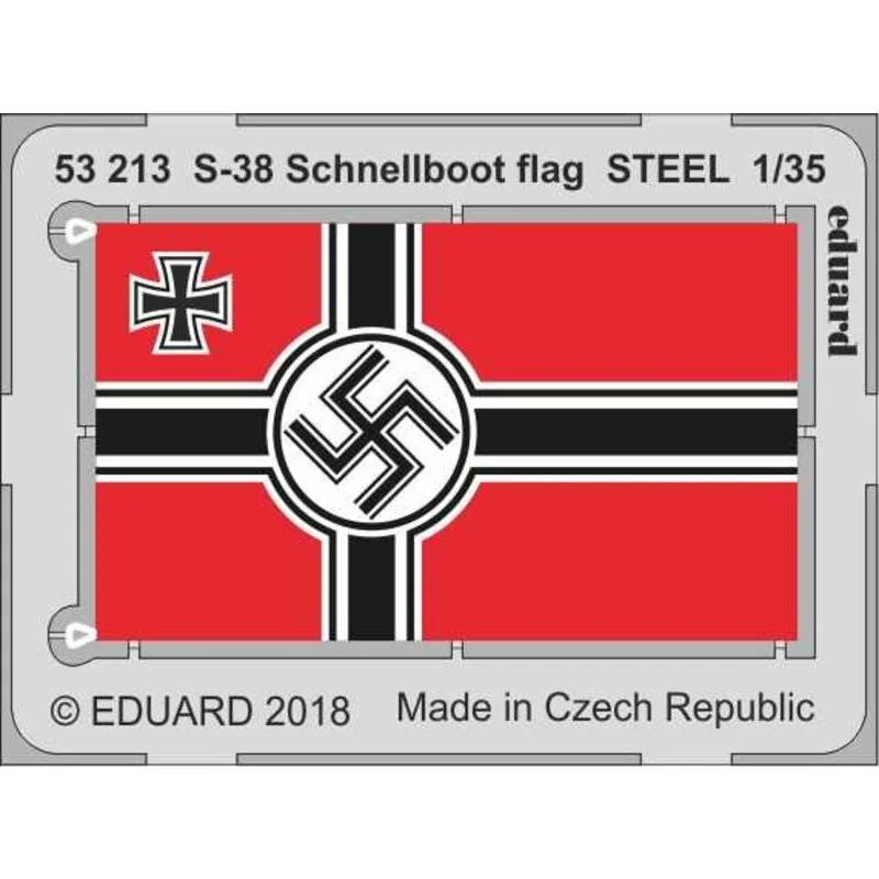 Schnellboot S-38 flag STEEL (progettato per essere utilizzato con i kit Italeri)