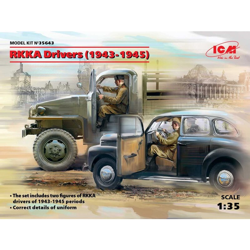 Driver RKKA (1943-1945) (2 cifre) (100% nuovi stampi)