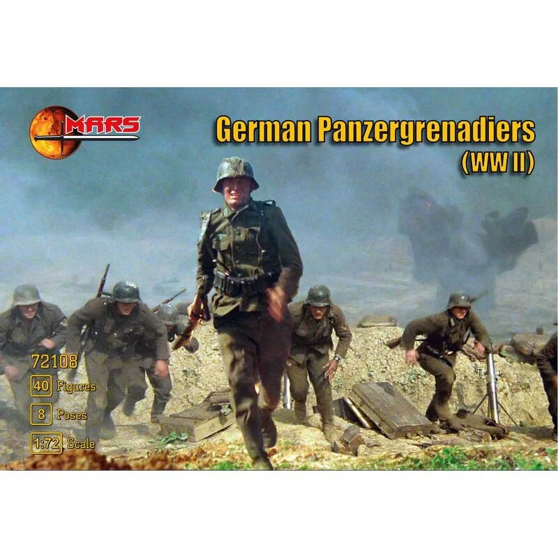 Panzergrenadiers (seconda guerra mondiale) 40 figure / 8 pose