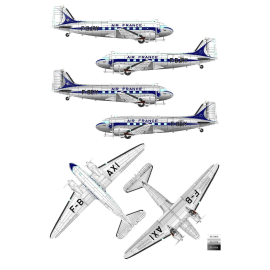 Decalcomania Douglas DC-3 Air France