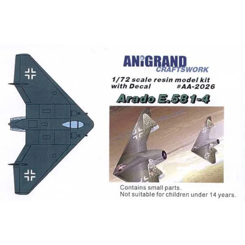 Arado Ar-E.581-4. In 1943, Arado began work on series of the Ar E.555 flying wing bomber project. This flying wing configuration