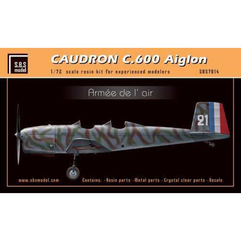 Caudron C.600 Aiglon 'Armée de l'Air full resin kit