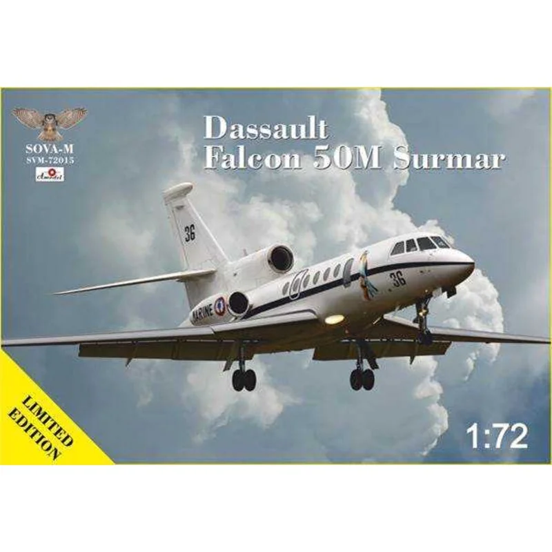 Dassault Falcon 50M Surmar (French Navy) - 2 opzioni di decalcomania + foglio di PE