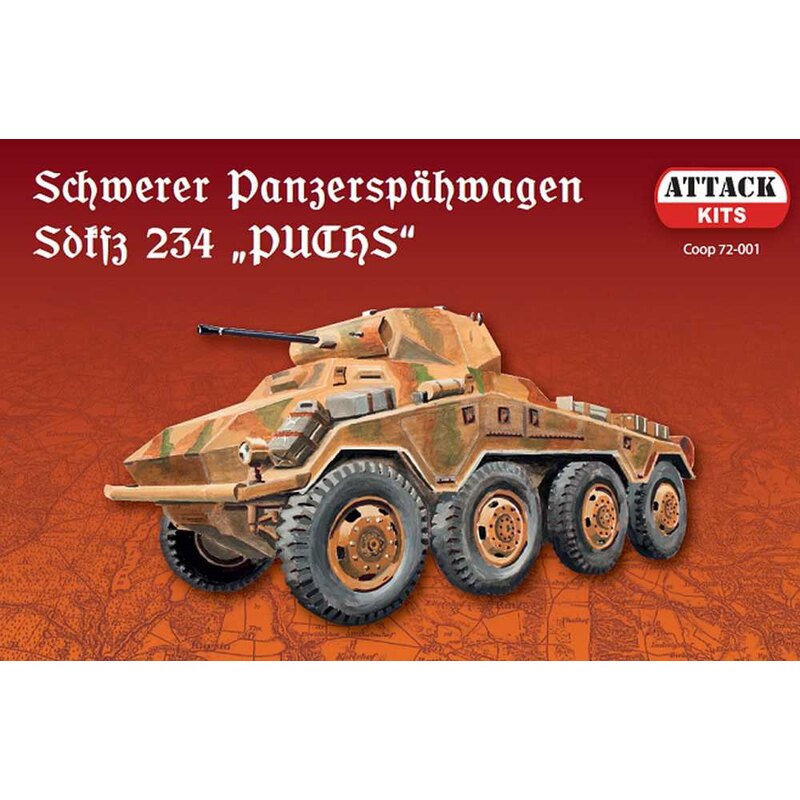 Sd.Kfz.234 'Puchs' (con canna di metallo) (ex kit Roden)