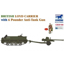 Loyd Carrier No.2 Mk.II (Tracked) con pistola anti-tank da 6 libbre