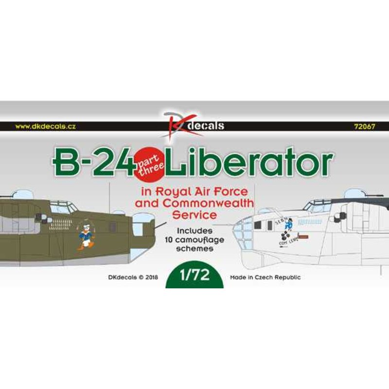 Decalcomania Liberator B-24 Pt.3 consolidato, in RAF e Commonwealth Service 1. Liberatore GR Mk.III, FL927 / G, Volo di prova 1