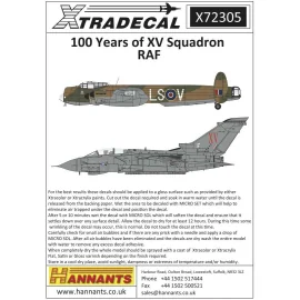 Decalcomania Storia dello Squadrone RAF XV (6) Bristol Scout C 5313 RFC Francia 1916; Bristol Blenheim Mk.IV L8852 LS-Q RAF Wy