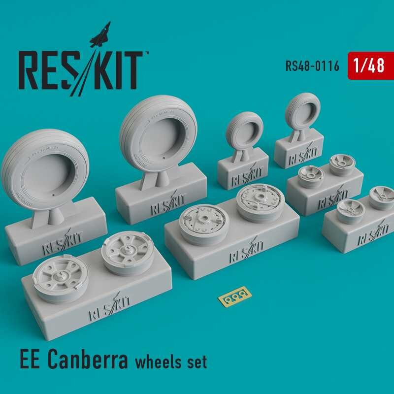 Set ruote EE BAC / EE Canberra (progettato per essere utilizzato con i kit Airfix)