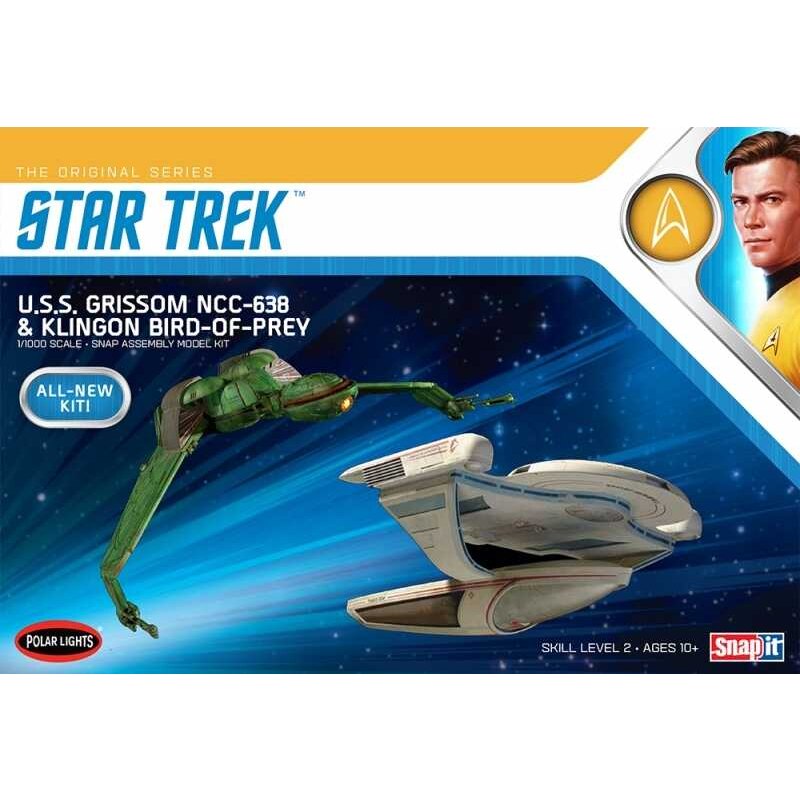 Star Trek USS Grissom NCC-638 / Klingon Bird of Prey "Twin Pack" Star Trek III: La ricerca di Spock Twin Pack