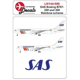 Decalcomania SAS Boeing 767-200 / 767-300 nel Rainbow